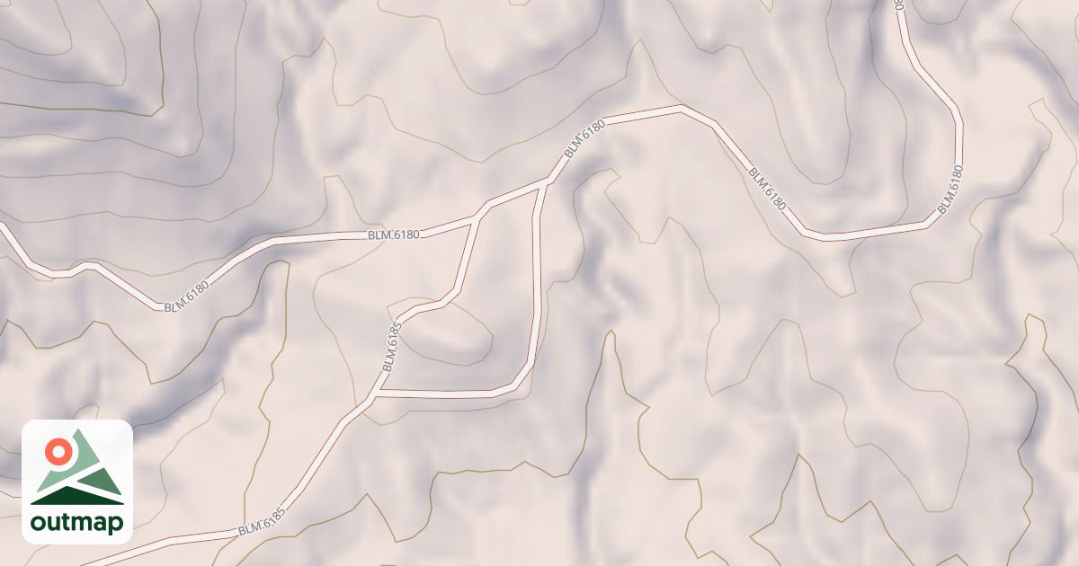 Map of BLM National GTLF Public Motorized Roads 17a58721-1eb9-4276-a1f6-43823544eda7