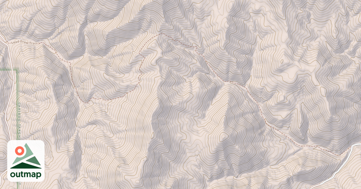 Map of Lead Draw- Motorcycle