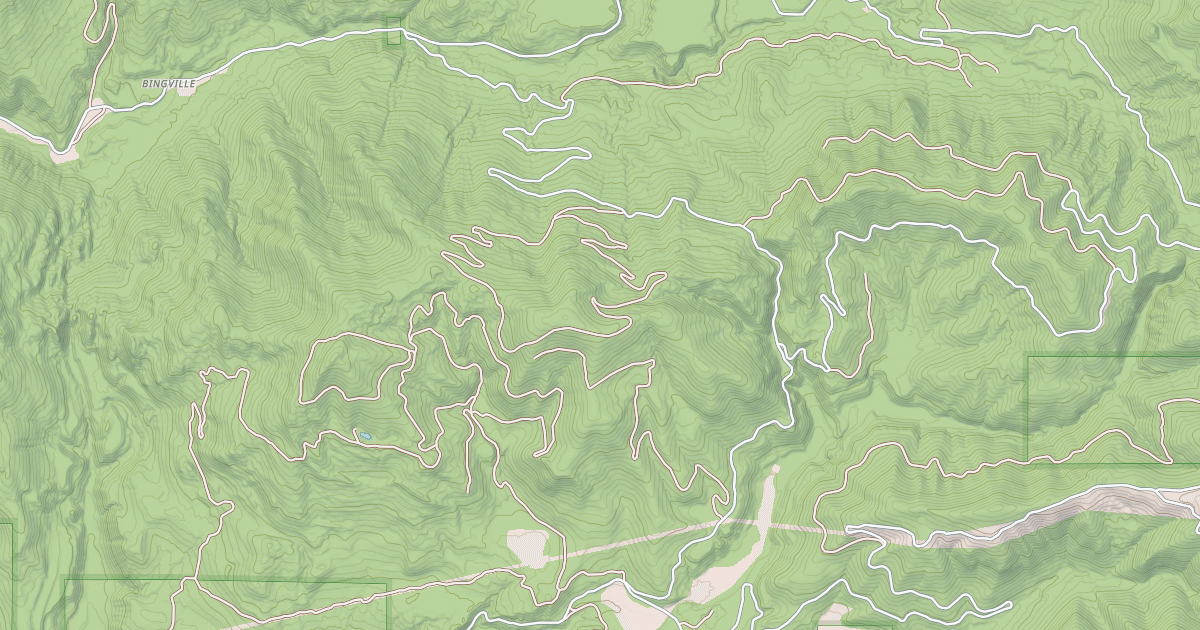 Map preview of SOUTH FORK CHEWELAH CREEK
