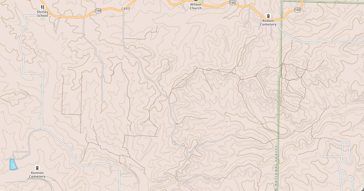 Map preview of TATTLE CREEK