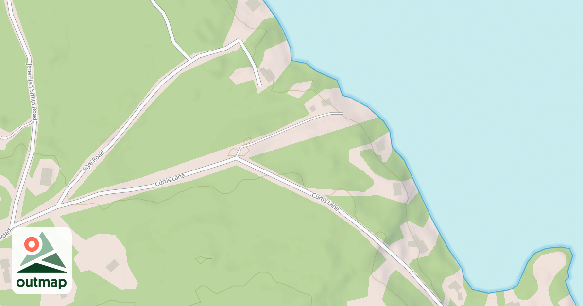 Map of Curtis Ln