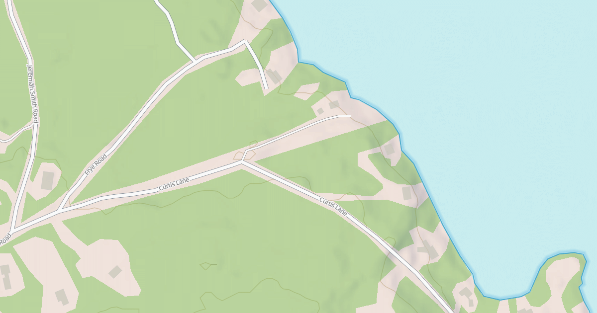Map preview of Curtis Ln