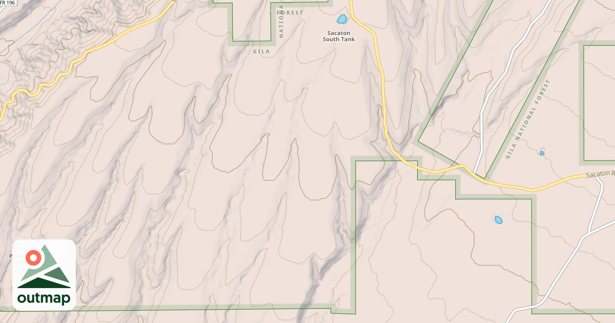 Map of 4222 X