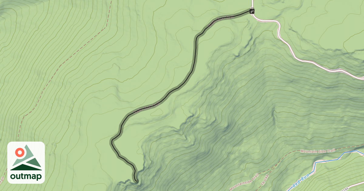 Map of Table Rock Trail