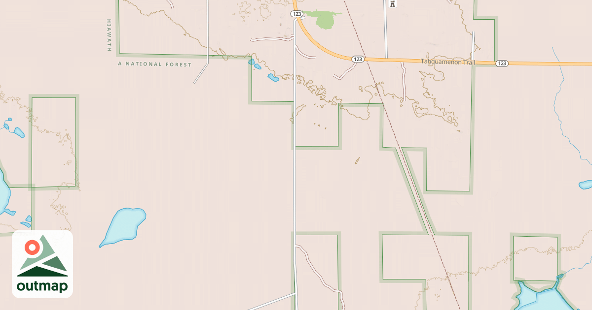 Map of CASTLE ROCK