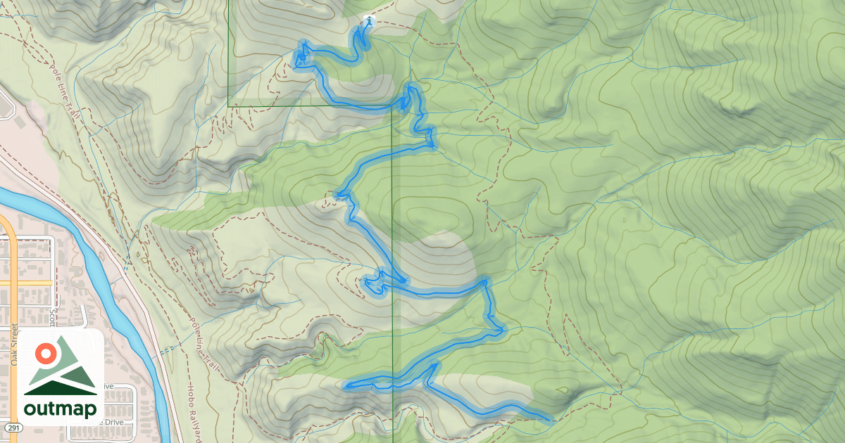 Map of Dream On Trail