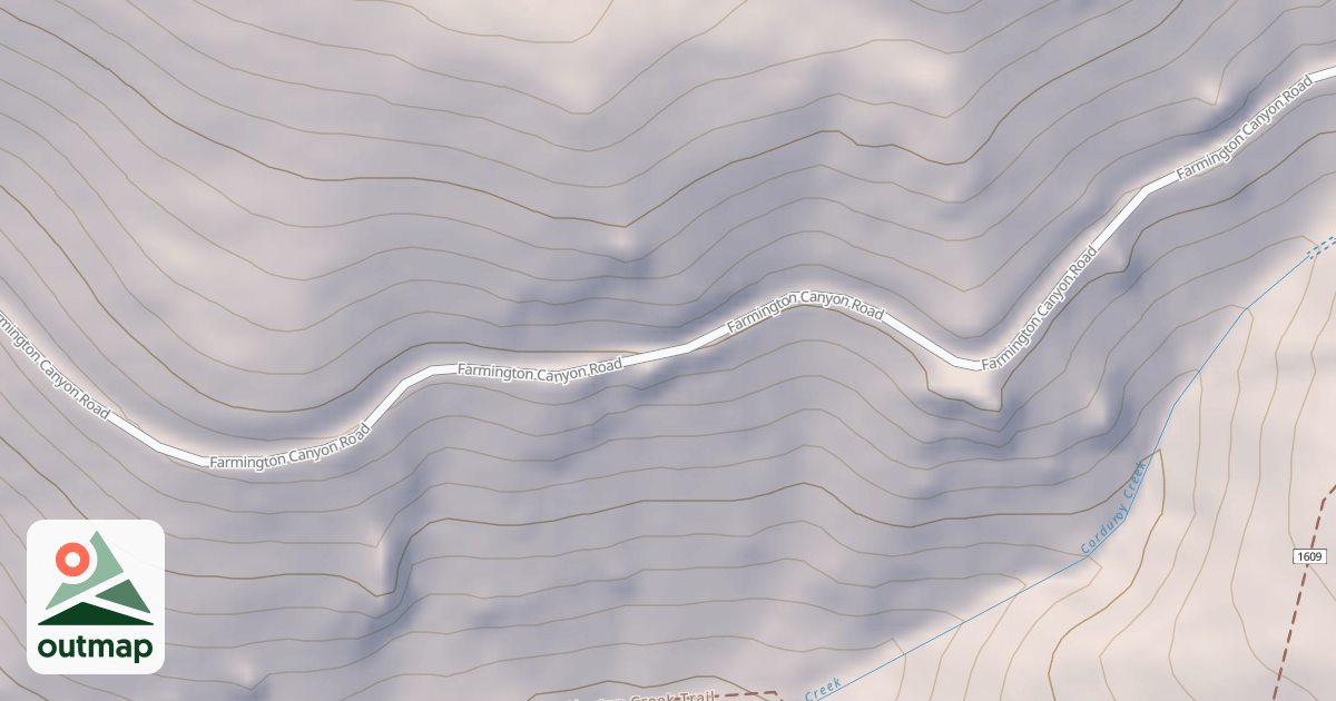 Map of FARMINGTON CANYON ATV