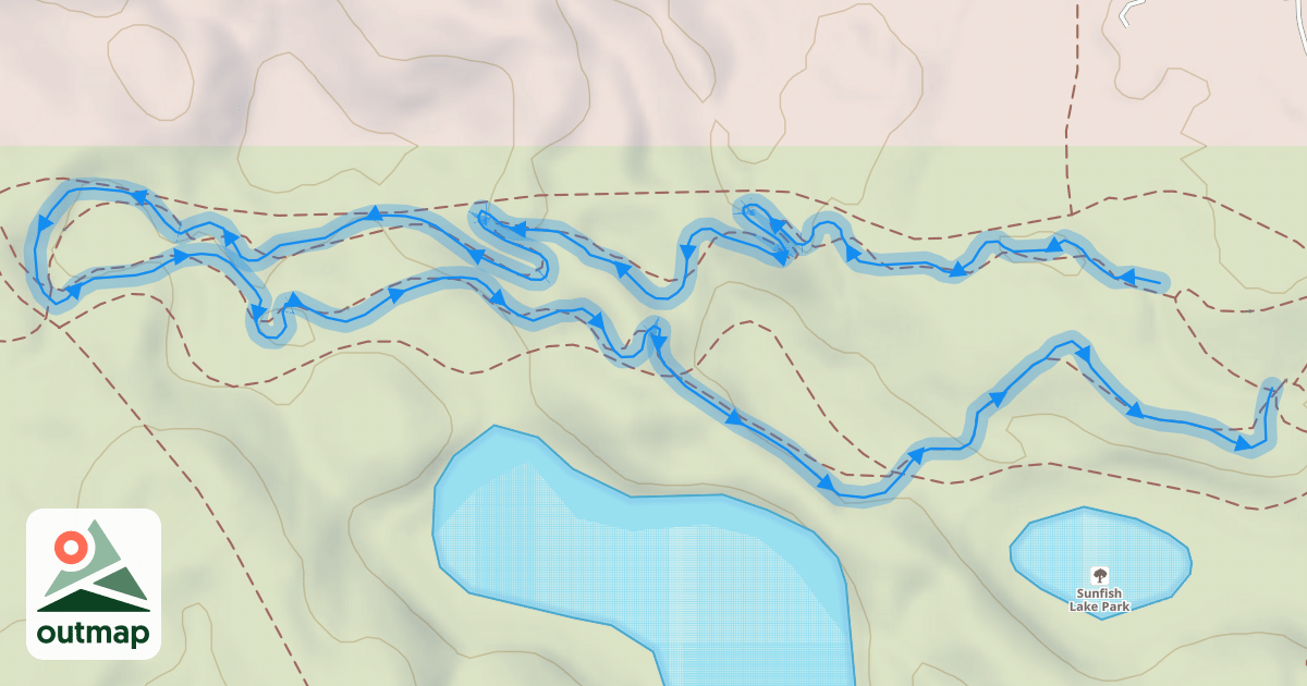 Map of Blue Loop