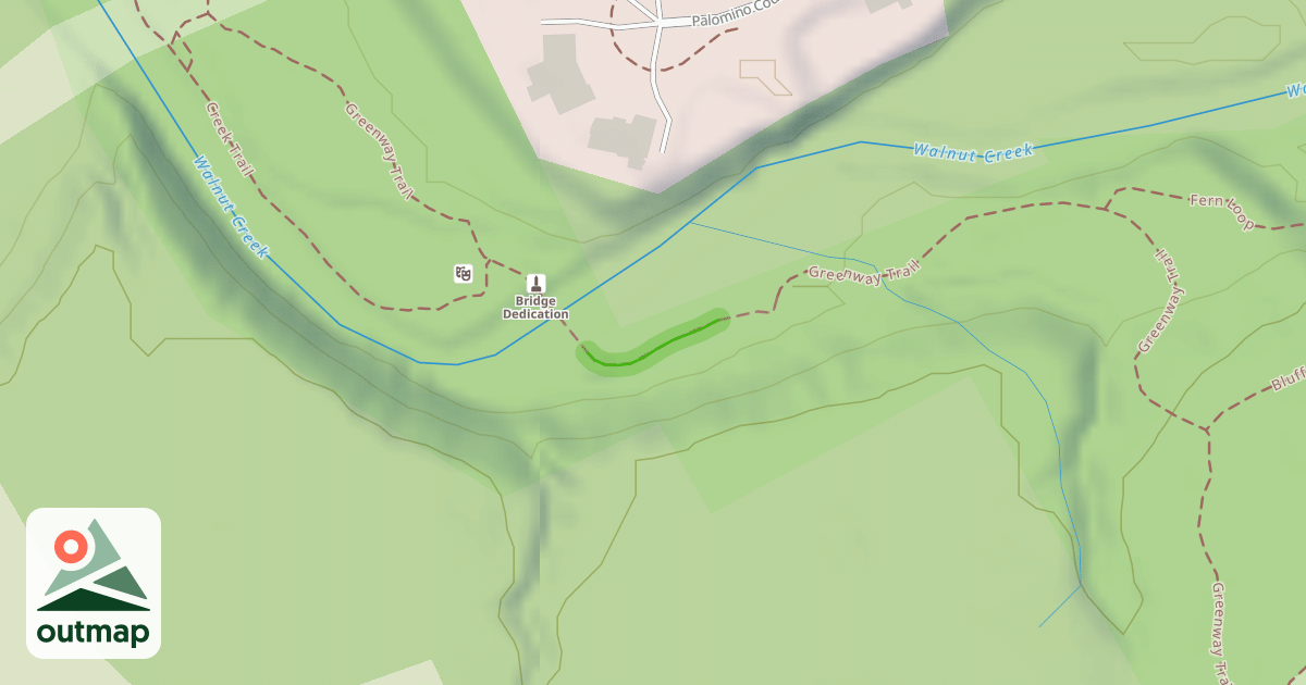 Map of Greenway Trail