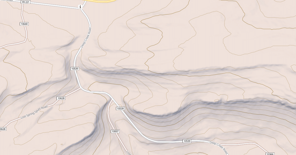 Map preview of DEEP CREEK