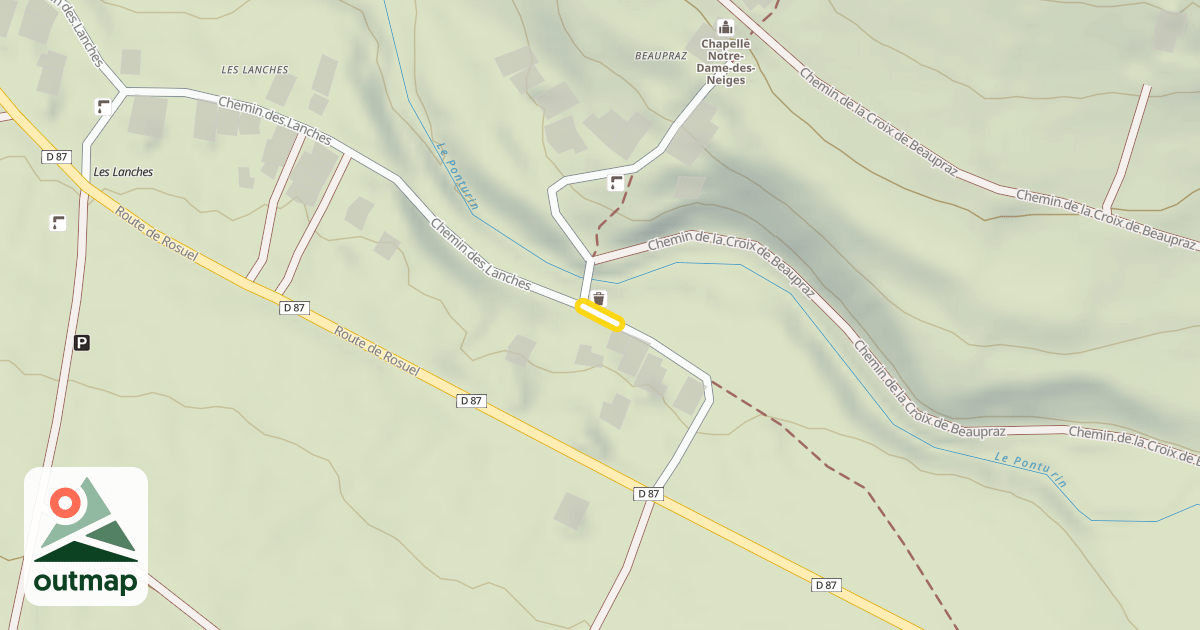 Map of Chemin des Lanches