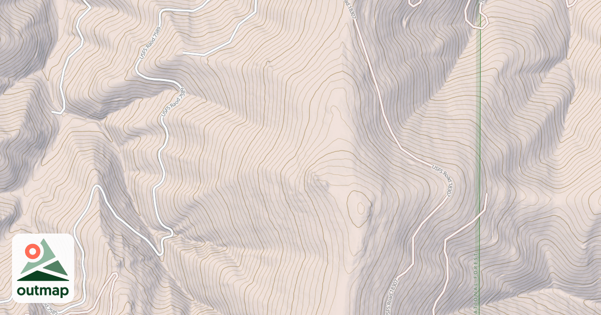 Map of HIGH RIDGE