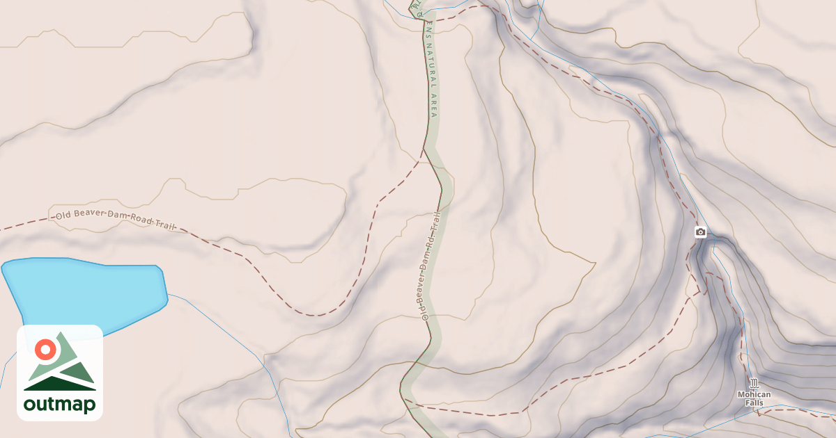 Map of Ricketts Glen State Park Trails