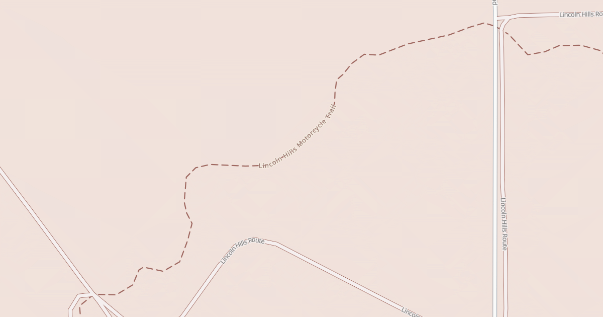 Map preview of Lincoln Hills Motorcycle Trail