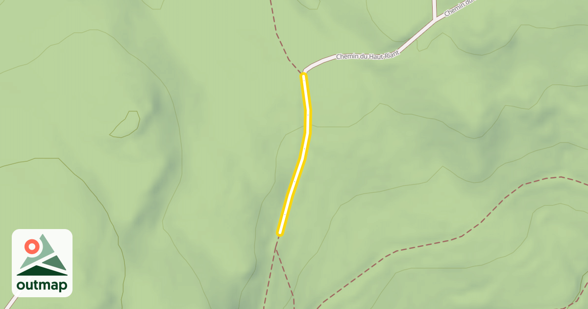 Map of Chemin du Haut-Riant