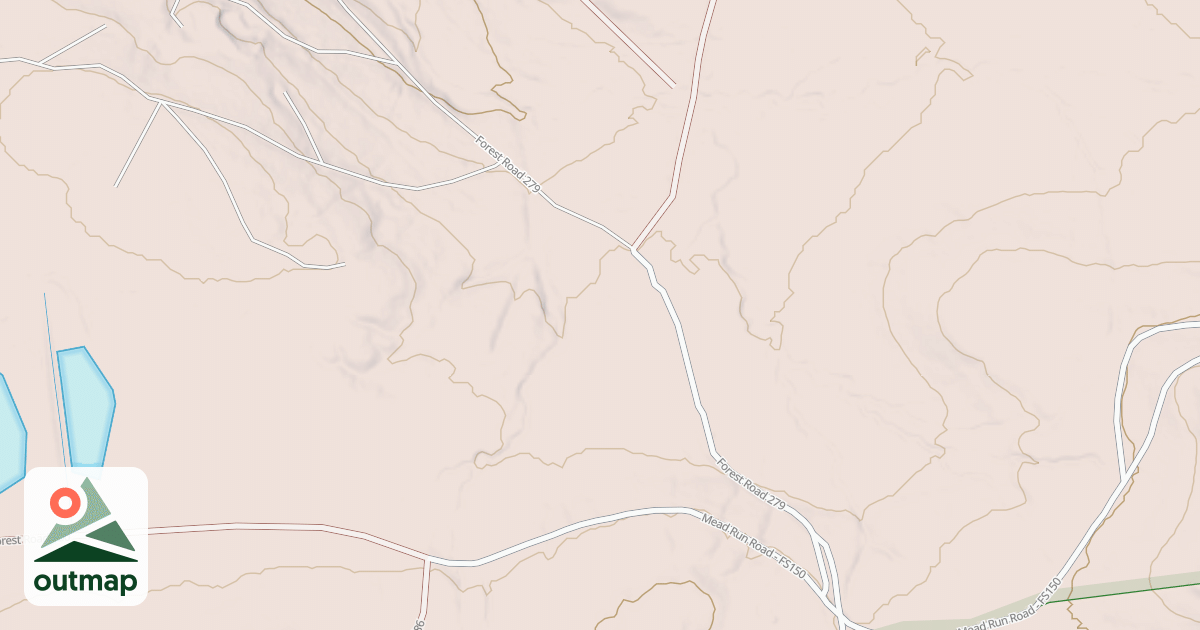 Map of WINDFALL RUN