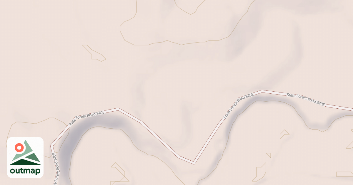 Map of General C.C. Andrews State Forest Trails