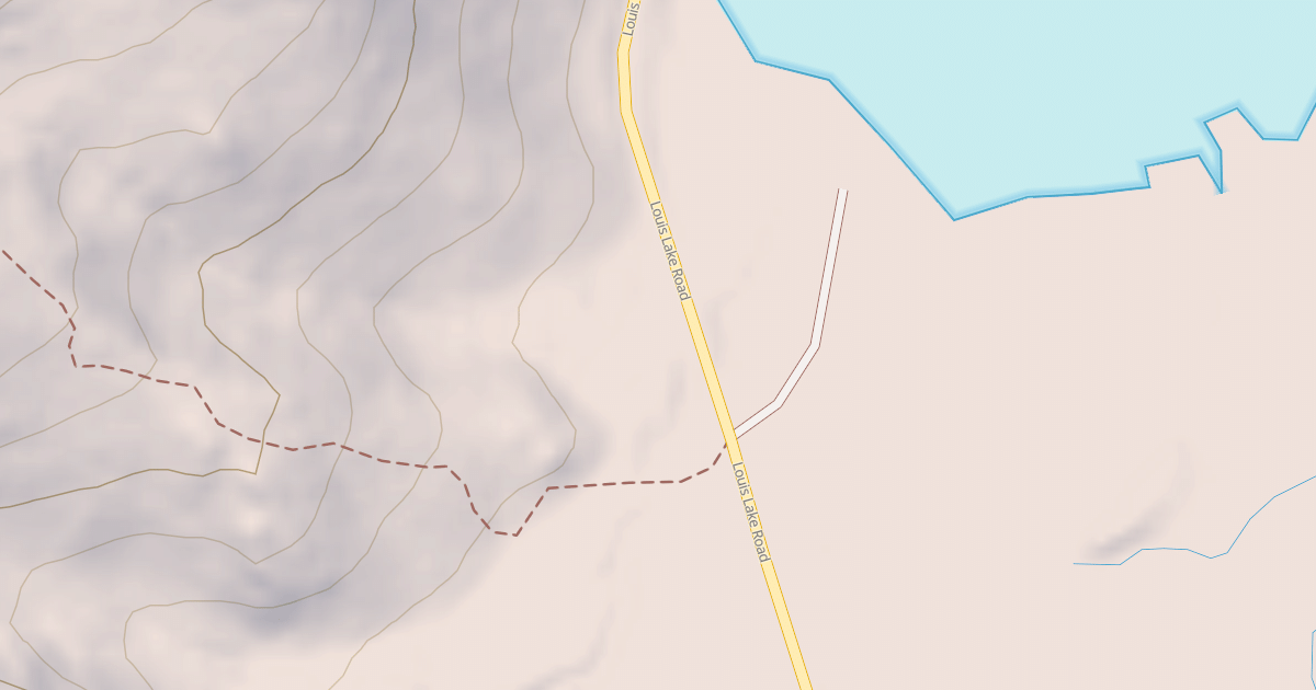 Map preview of LOUIS LAKE GUARD STATION