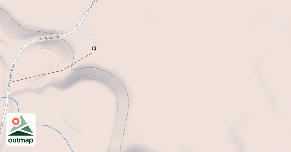 Map of 6 MILE EAST ANGLER ACCESS