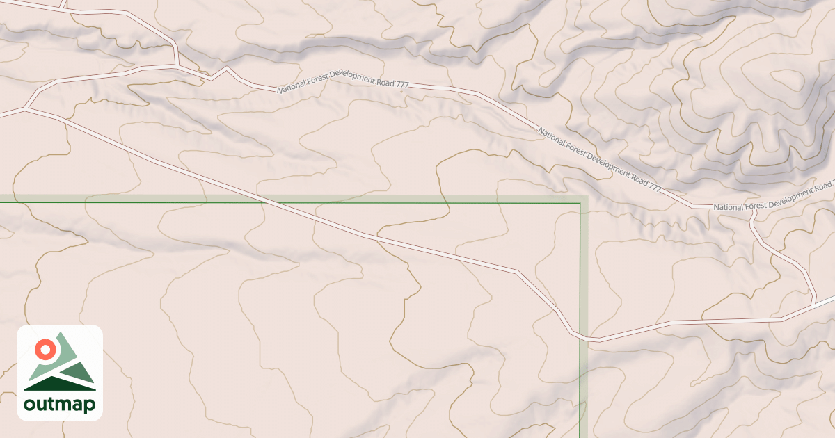 Map of MOBERG FLATS