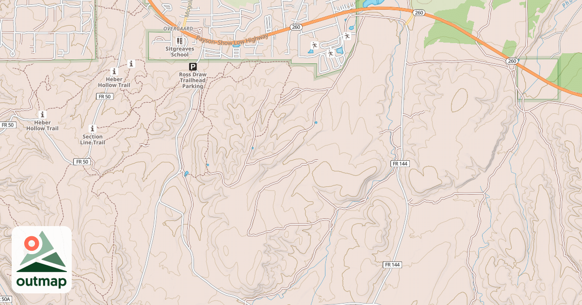 Map of USFS National Forest System Roads {DDECCFEC-952A-40FD-93D4-F1E404613BE5}
