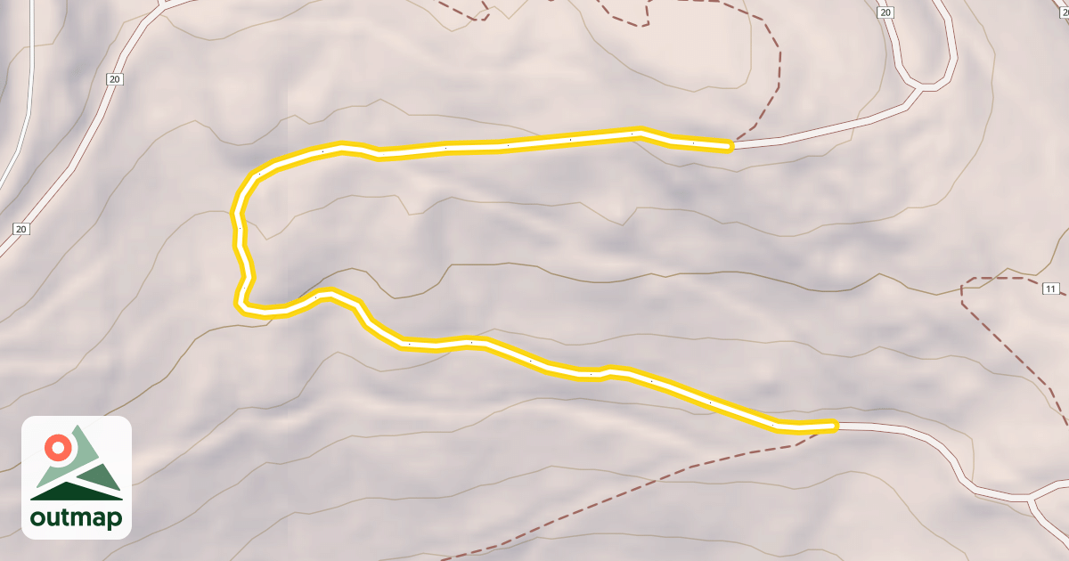 Map of Hucklberry Hill
