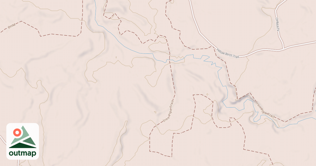 Map of Straight Arrows Trail