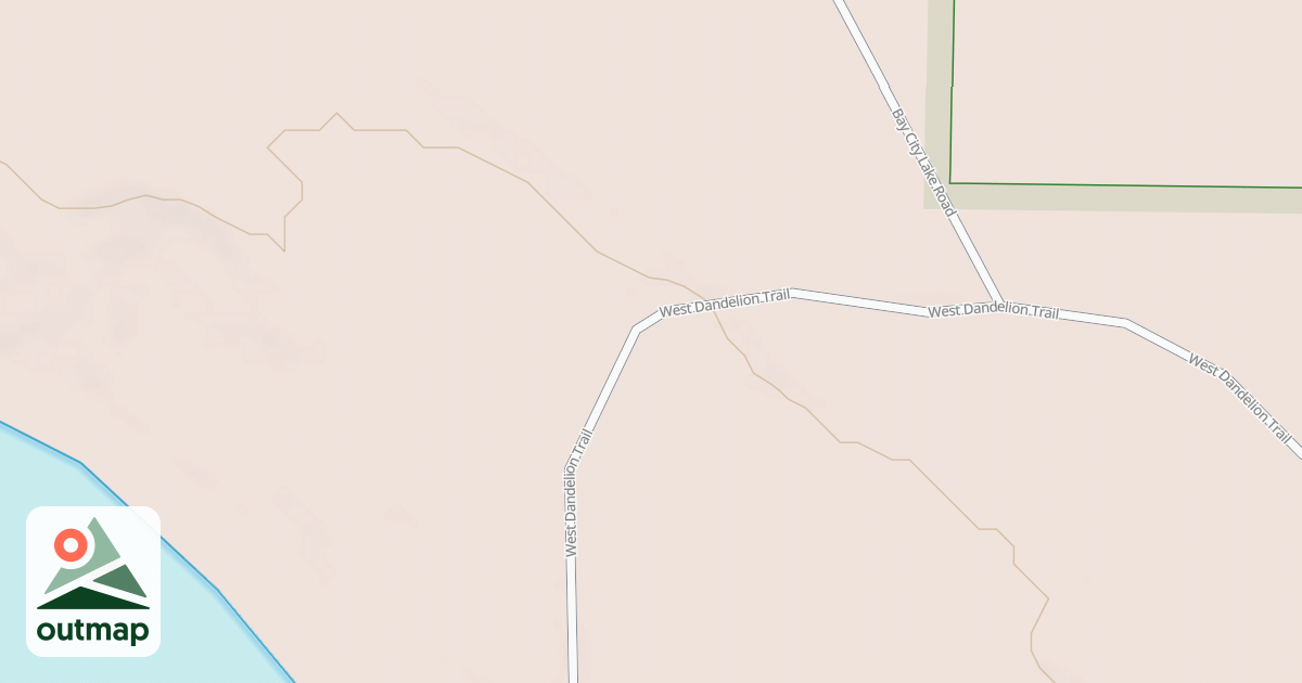 Map of Bay City Lake Trail