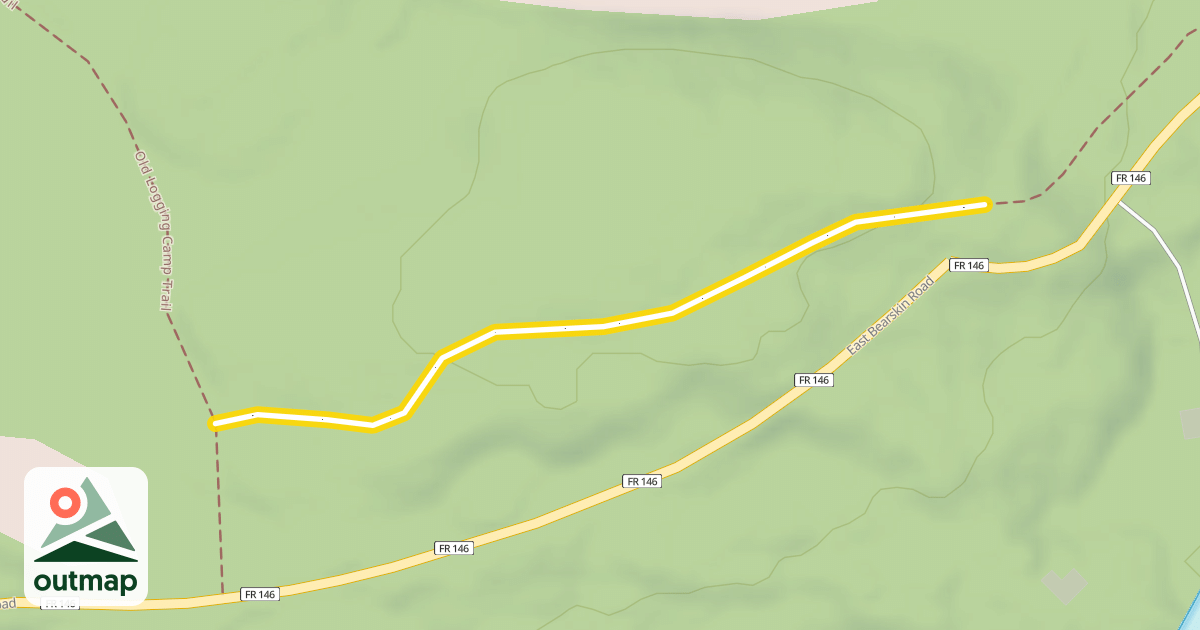 Map of Old Logging Camp Trail