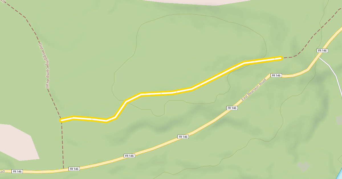 Map preview of Old Logging Camp Trail