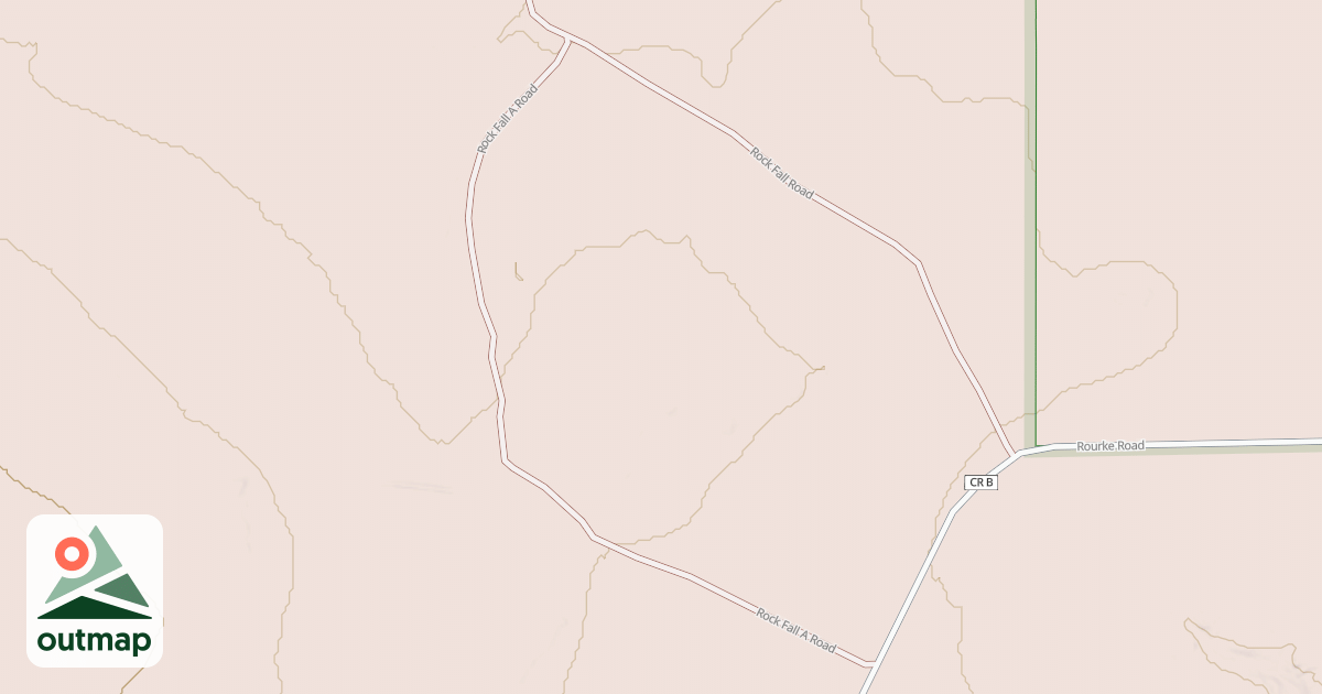 Map of ROCK FALL A