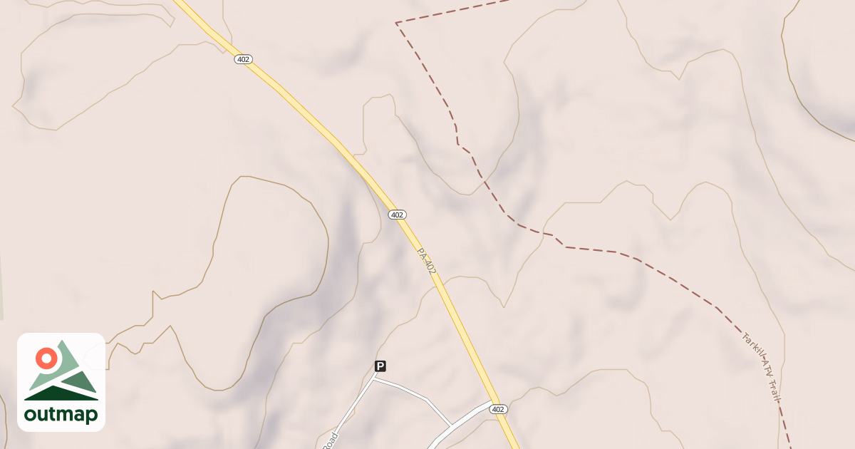 Map of Edgemere-Pecks Pond - Snowmobile Trails
