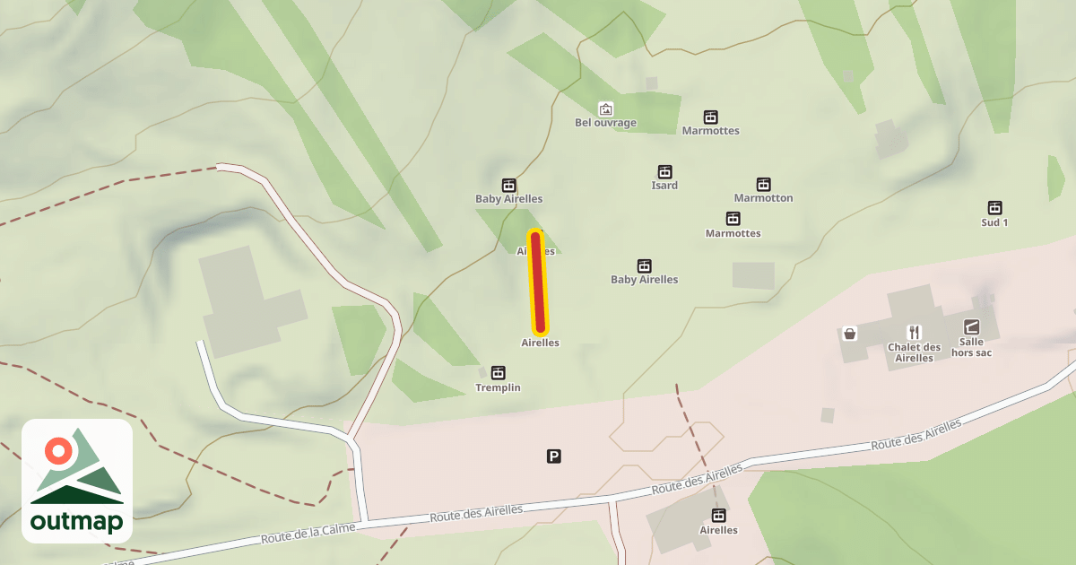 Map of Airelles