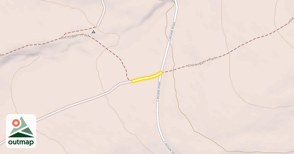 Map of Old Loggers Path