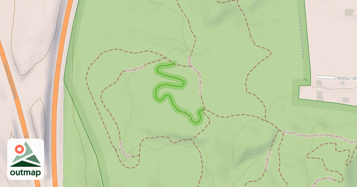 Map of Pink Trail