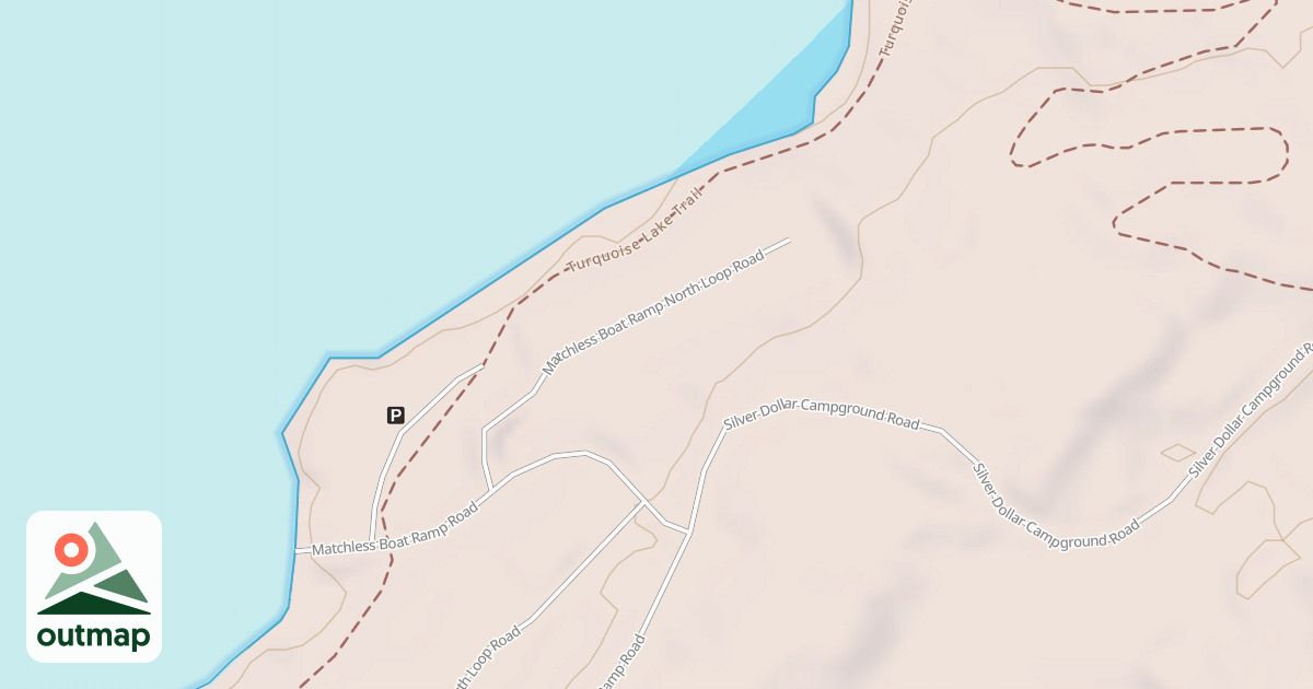 Map of MATCHLESS BOAT RAMP NORTH LOOP