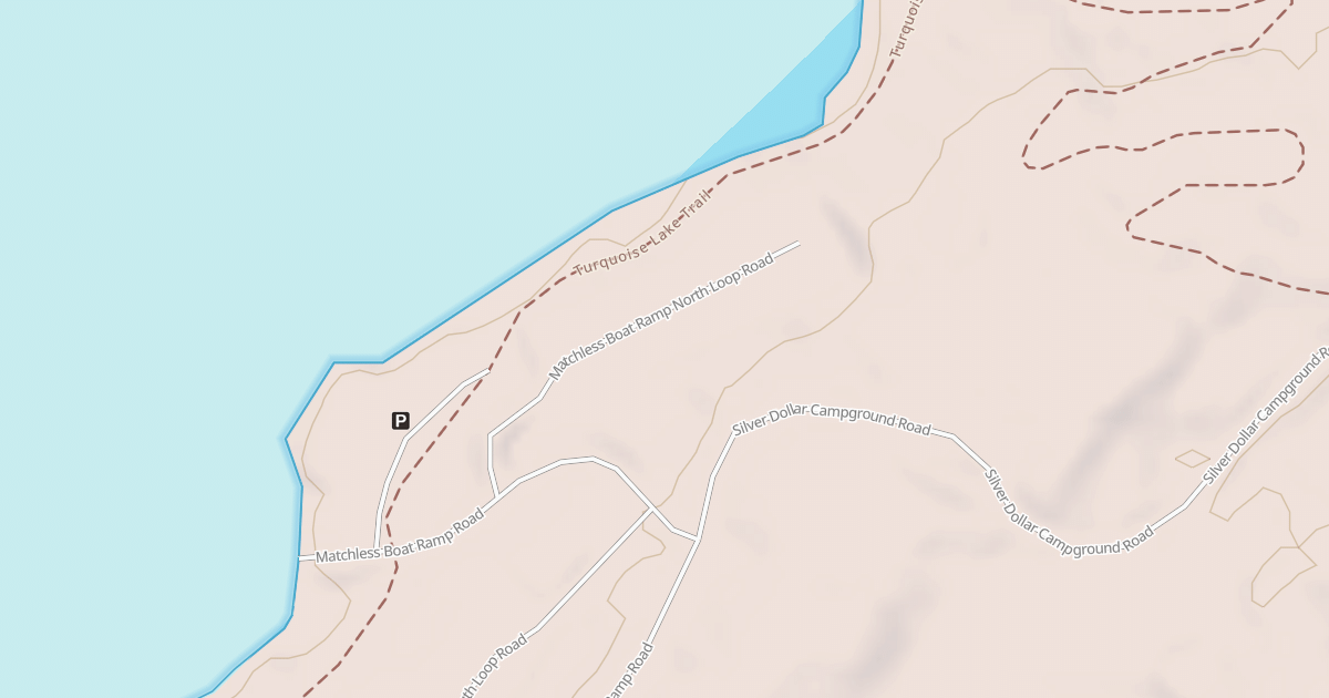 Map preview of MATCHLESS BOAT RAMP NORTH LOOP