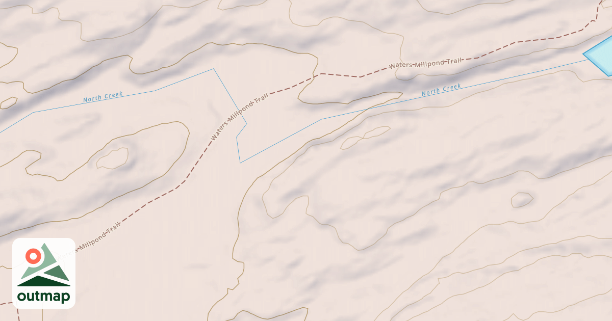 Map of Waters Mill Pond Trail