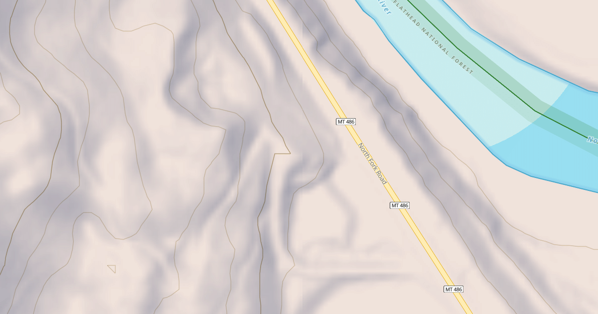 Map preview of GLACIER UNCLASSIFIED