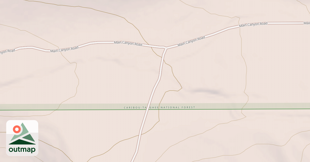 Map of POST HOLLOW SPRING