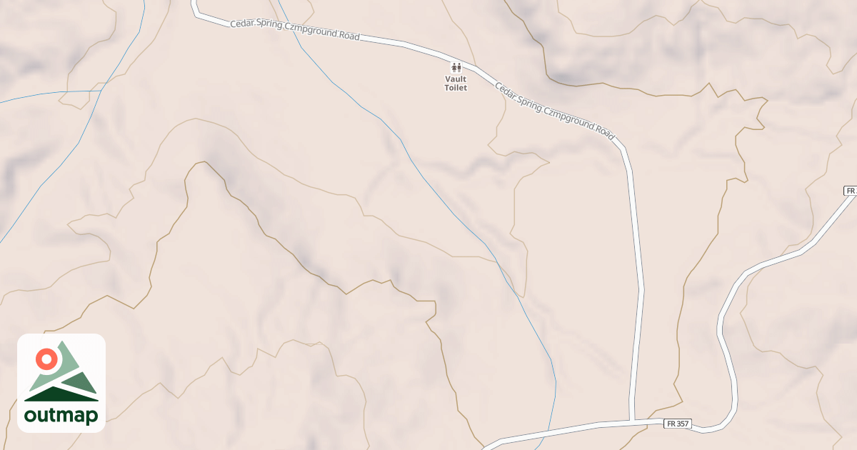 Map of CEDAR SPRING ROAD