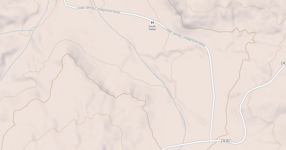 Map preview of CEDAR SPRING ROAD