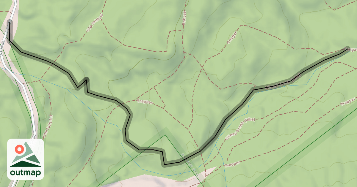 Map of Gilead North (bike)