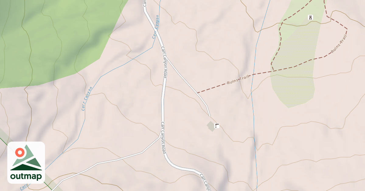 Map of CARR CANYON ADMIN