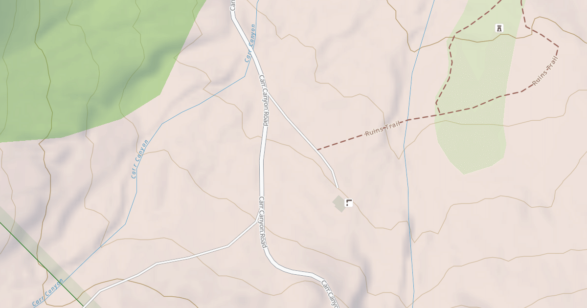 Map preview of CARR CANYON ADMIN