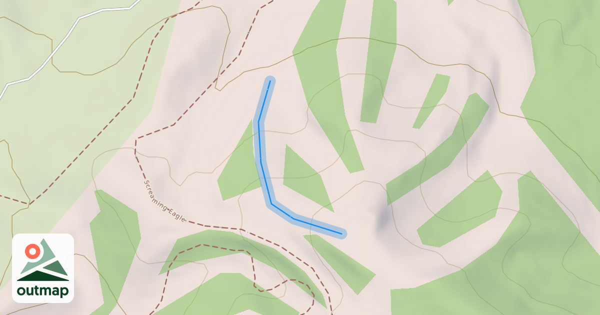 Map of Brady's Run