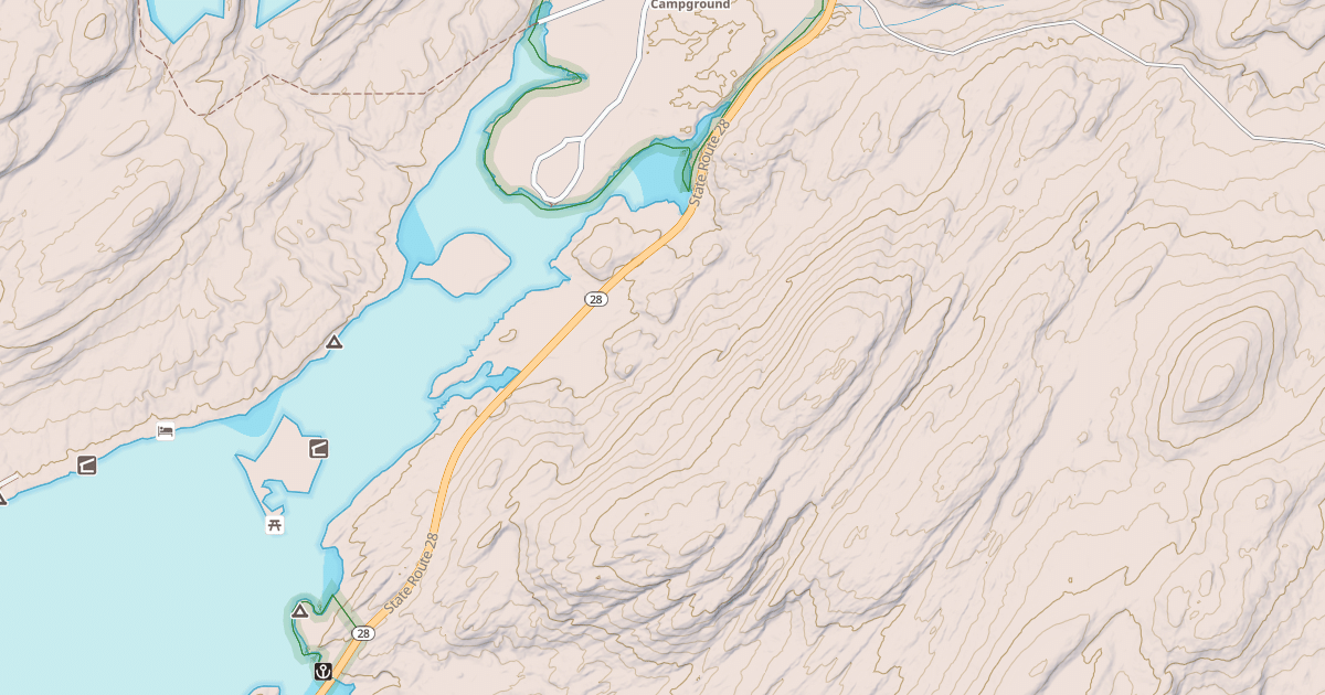 Map preview of Seventh Lake Mountain Multiple-Use Trail