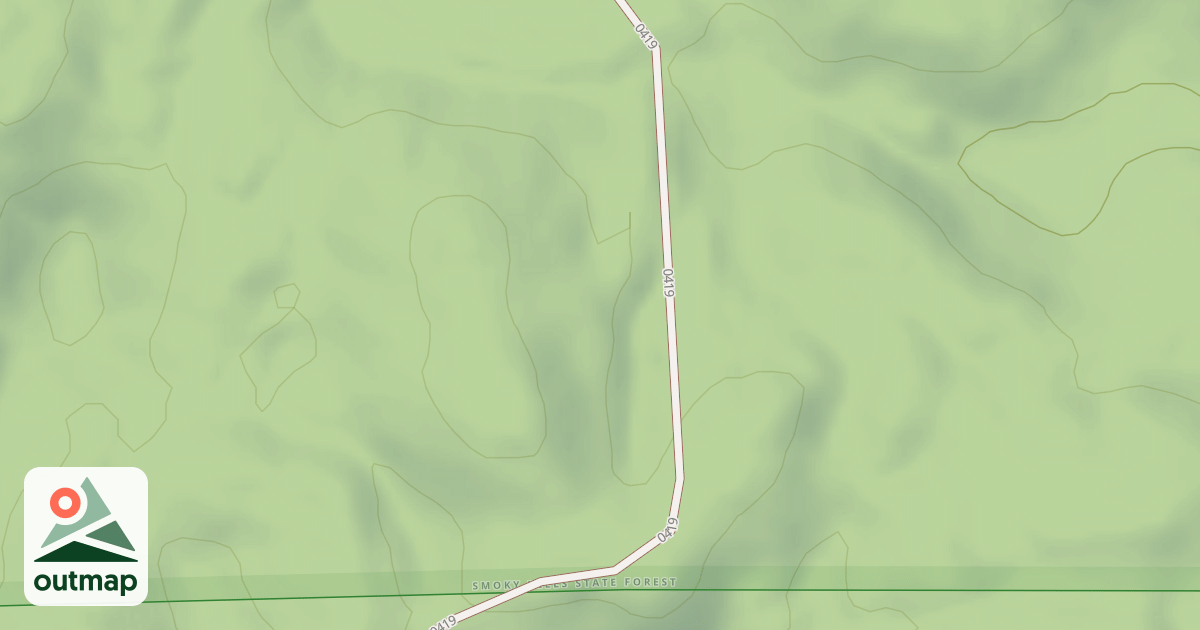 Map of Smoky Hills