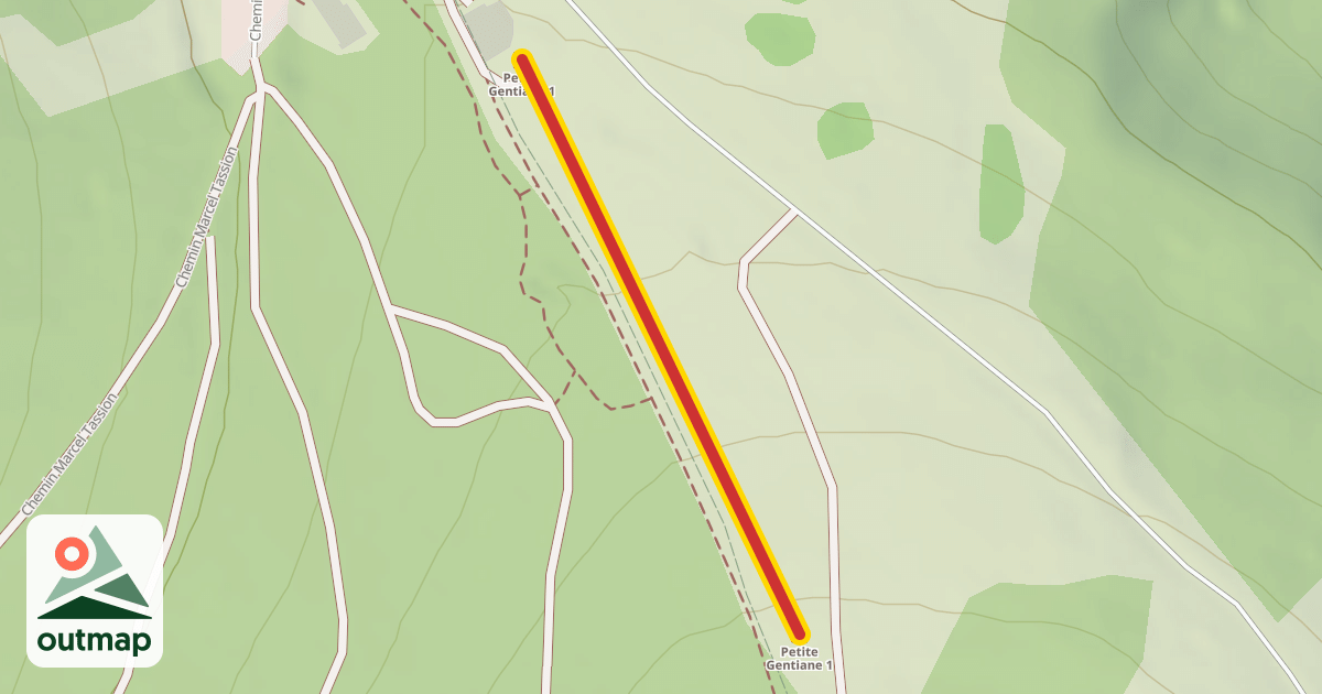 Map of Petite Gentiane 1