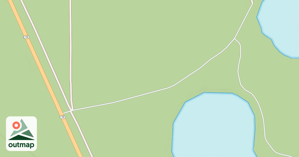 Map of S. GRASSHOPPER LAKE